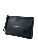 Balenciaga Grain Leather Logo Pochette 3