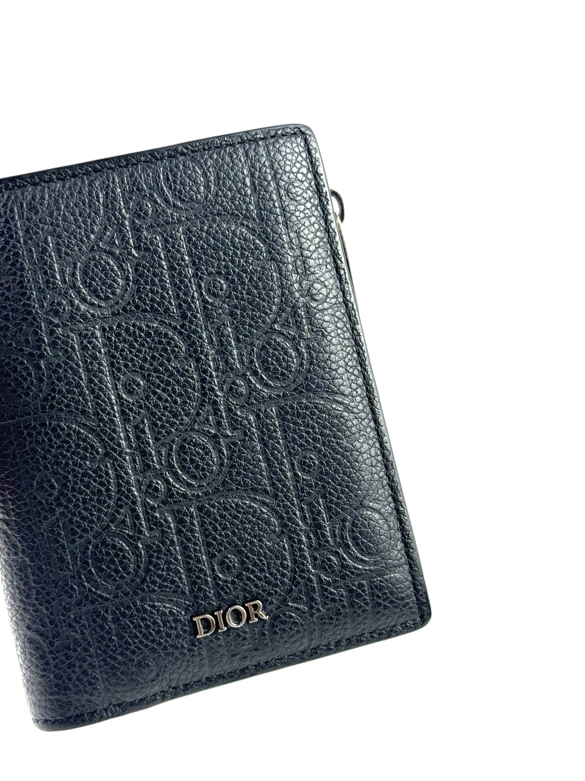Christian Dior Oblique Gravity Black Pocket Coin Wallet