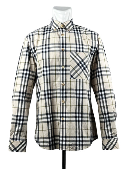 Burberry Nova Check Navy Long Shirt