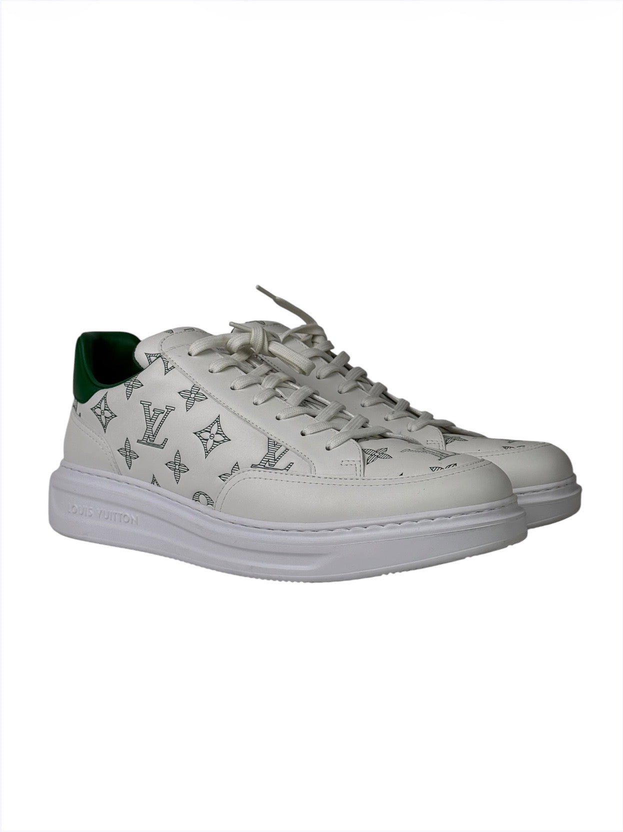 Louis Vuitton Beverly Hills Monogram Green Sneakers