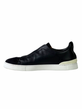 Zegna Triple Stitch Deerskin Suede Slip-On 3