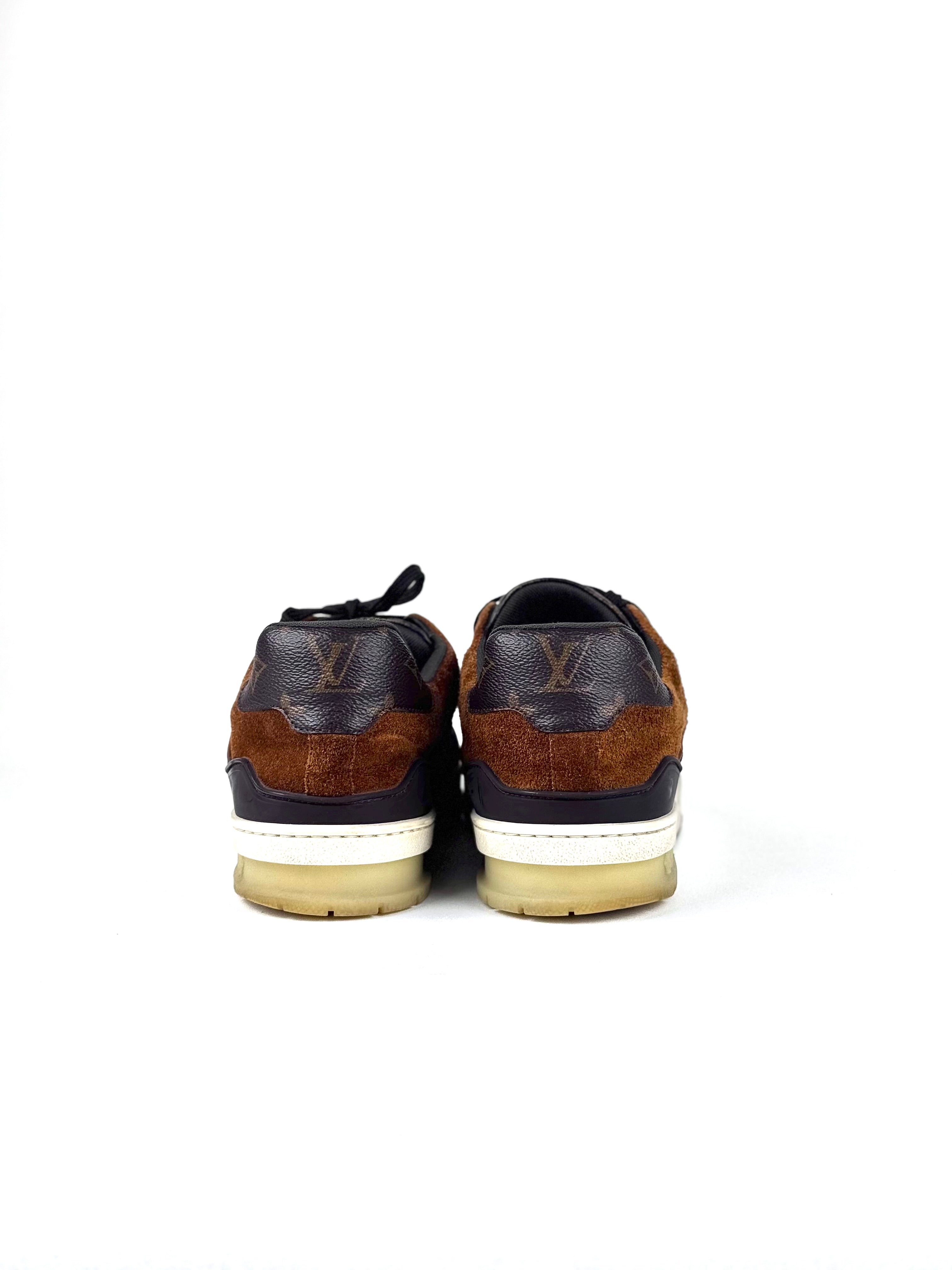 Louis Vuitton Maccasar Monogram Trainer Sneakers