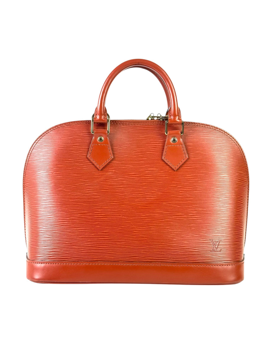 Louis Vuitton Alma MM Epi Leather Bag