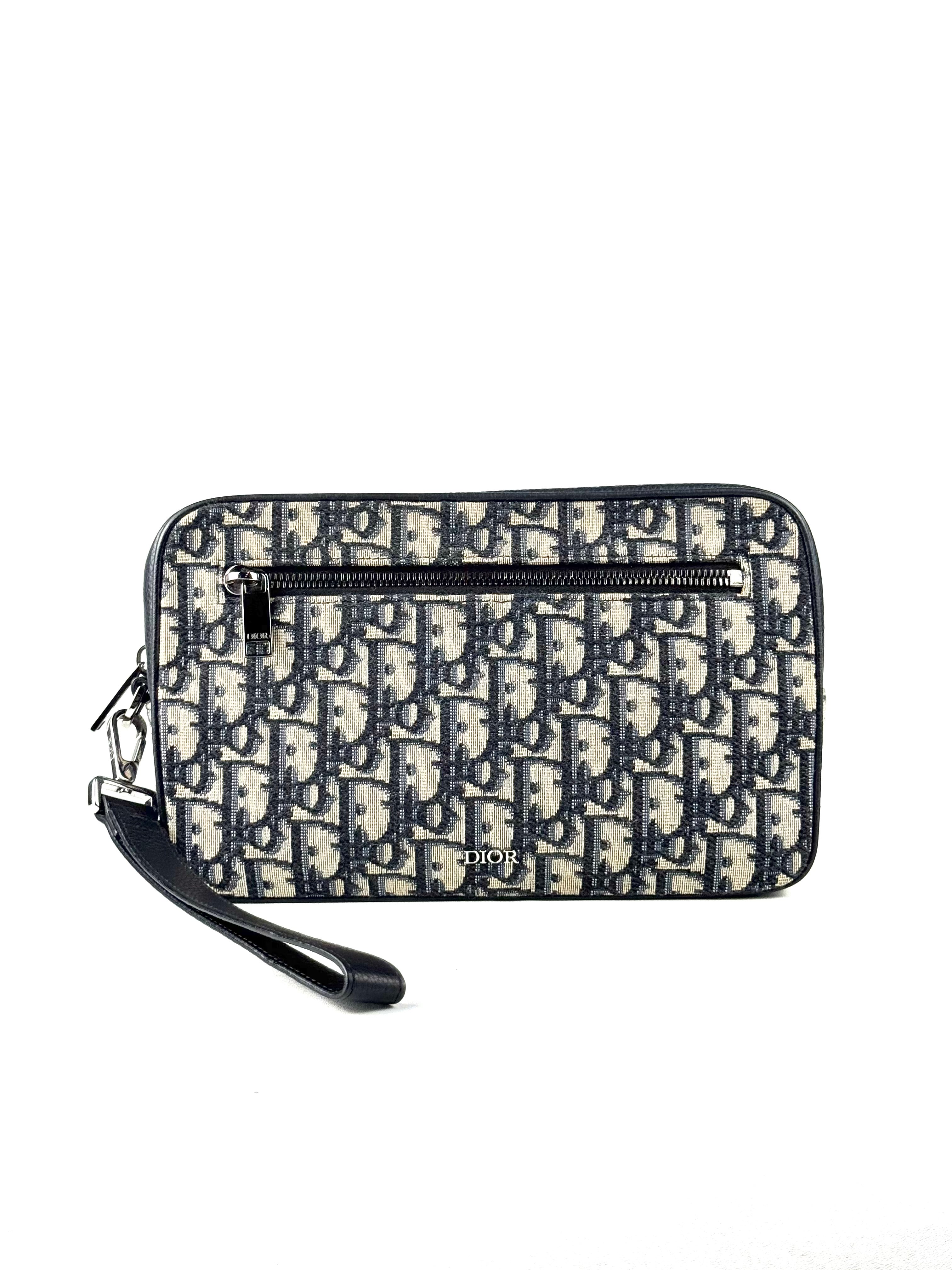 Christian Dior Oblique Jacquard Toiletry Pouch