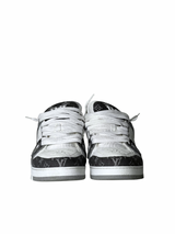 Louis Vuitton Trainer Monogram Denim Grey Sneakers 2