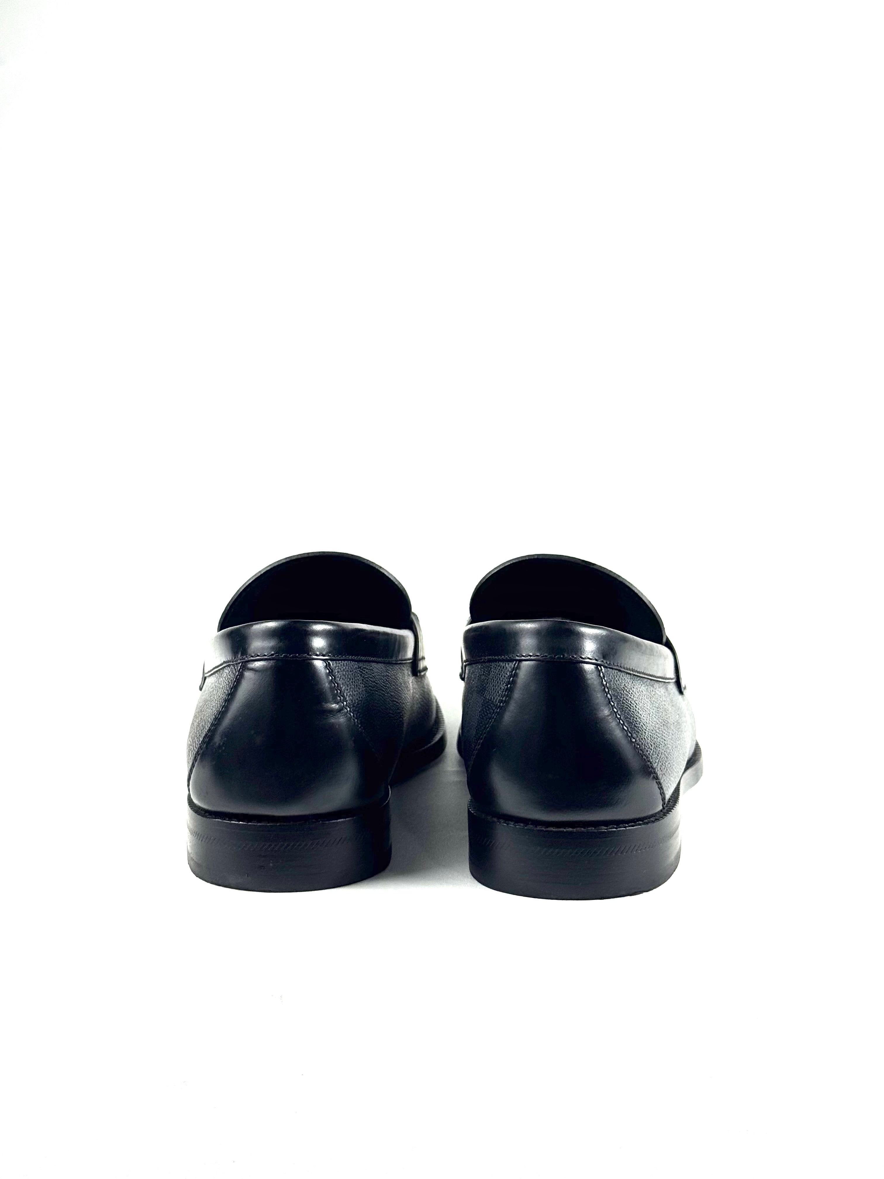 Louis Vuitton Damier Graphite Major Loafers