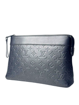 Louis Vuitton Shadow Monogram Leather Souple Pochette 3