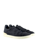 Zegna Triple Stitch Fabric Slip On 1