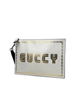 Gucci X Sega Logo White Clutch 3