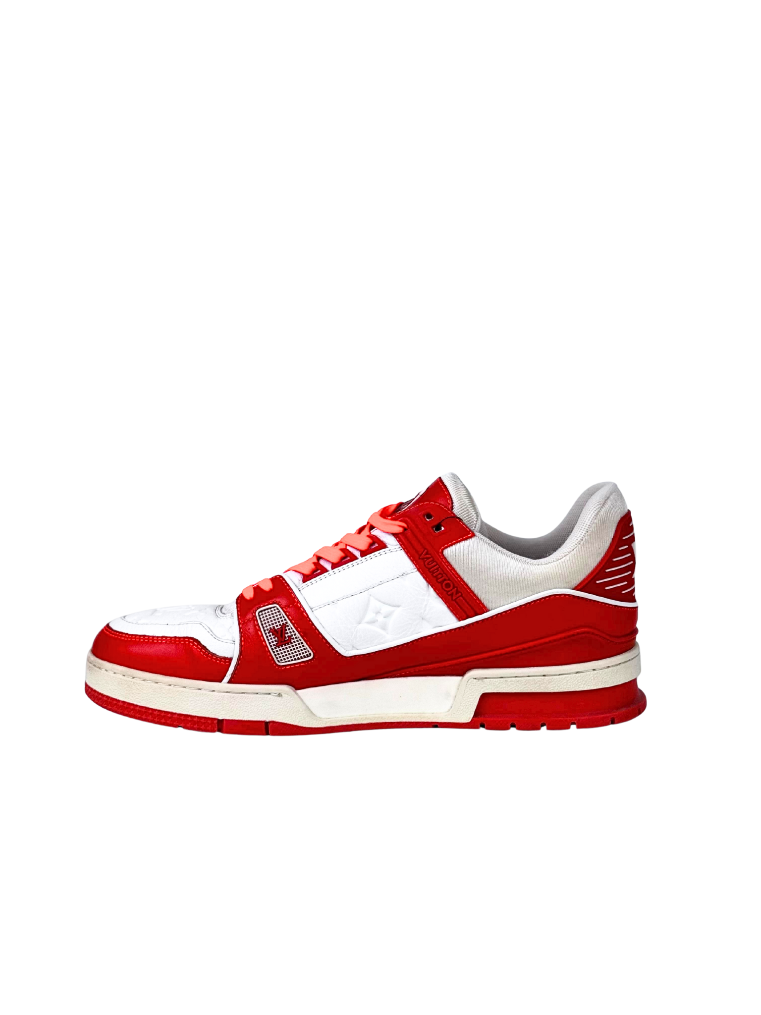 Louis Vuitton Trainer Orange White Sneakers