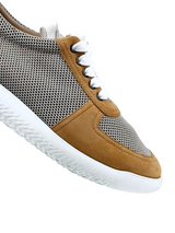 Hermes Azur Brown Suede Sneakers 6