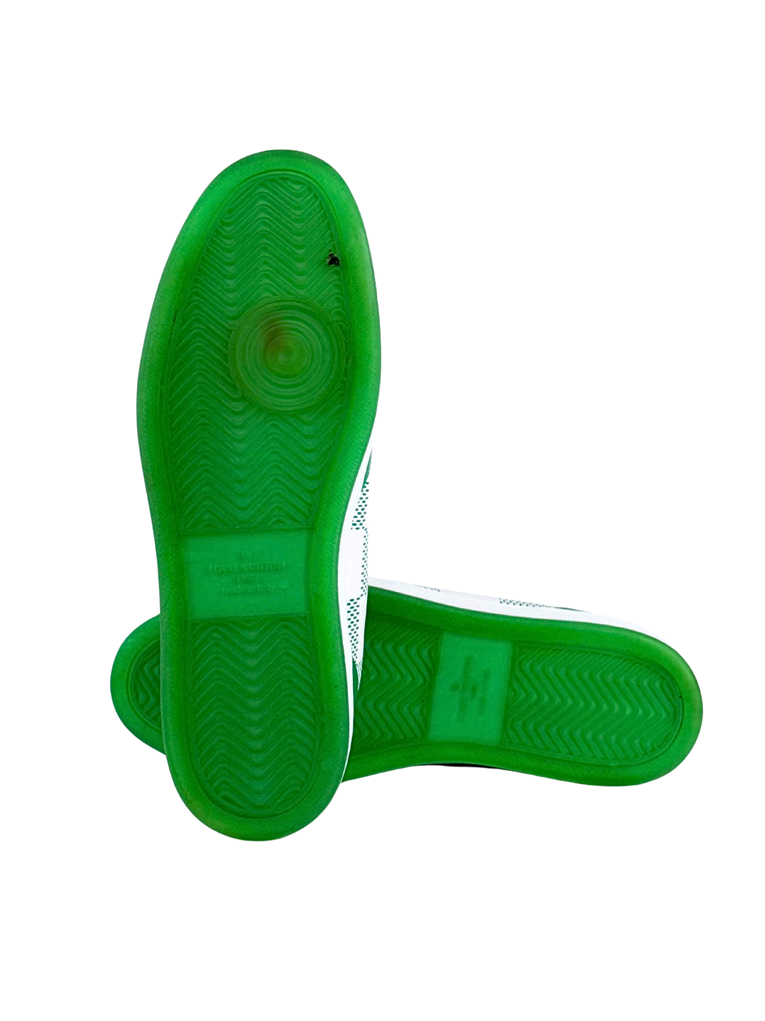 Louis Vuitton Damier Jumbo Green Rivoli Sneaker