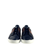 Zegna Triple Stitch Black & Brown Woven Pelletessuta Slip On 2