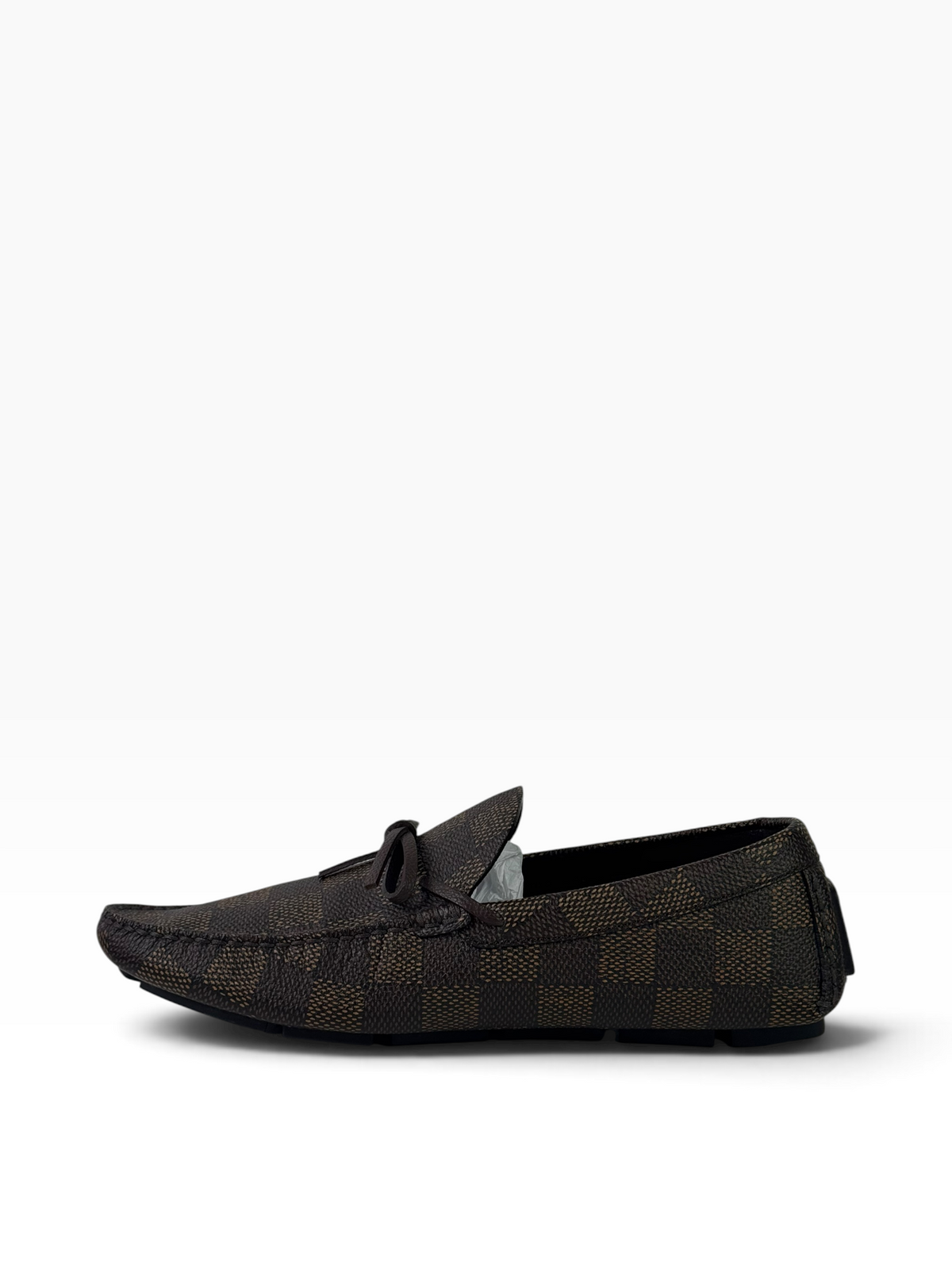 Louis Vuitton Driver Monogram Damier Brown Moccasin
