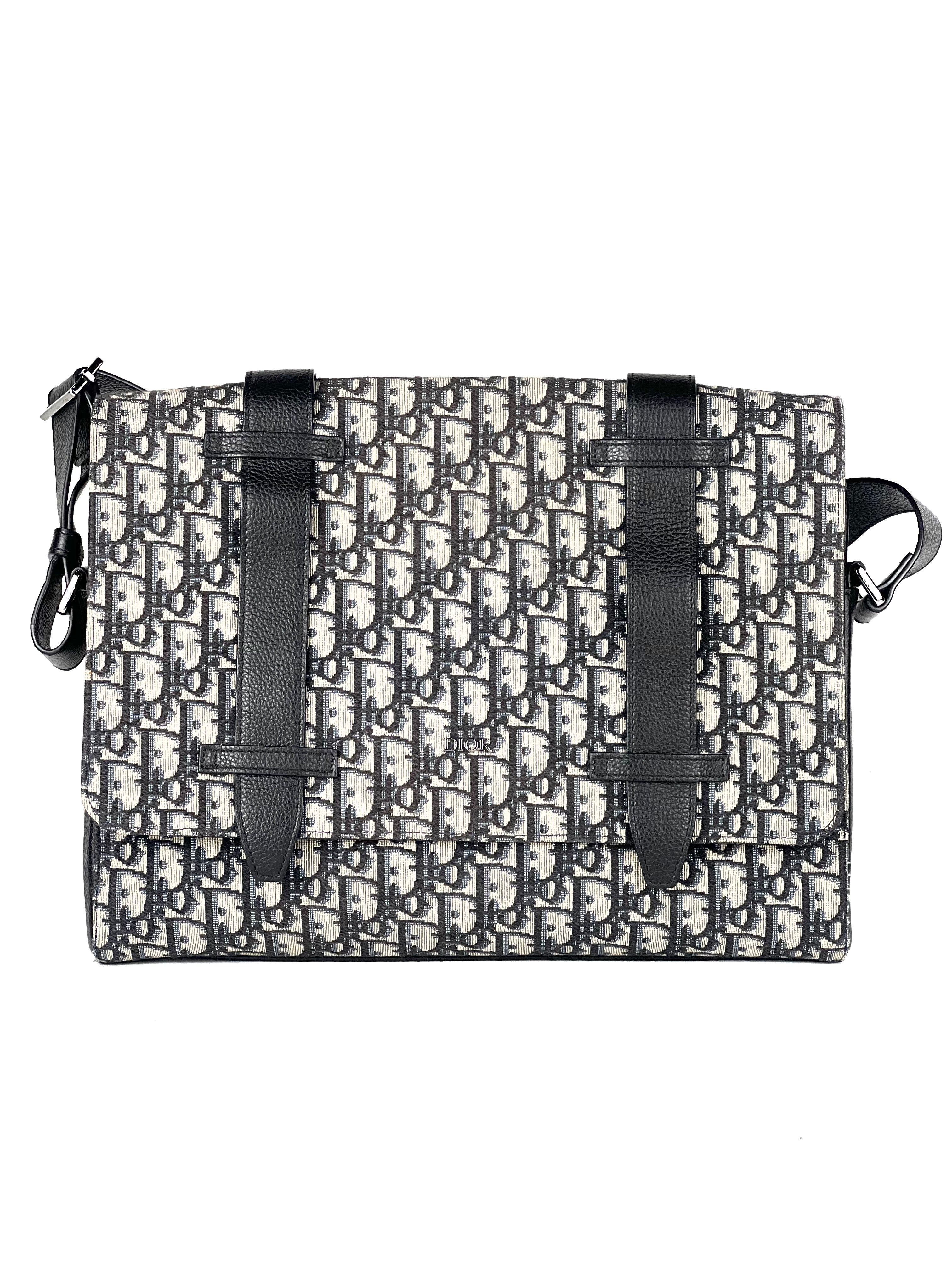 Christian Dior Oblique Jacquard Messenger Bag