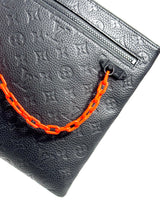 Louis Vuitton Virgil Abloh Monogram Taurillon A4 Clutch 5