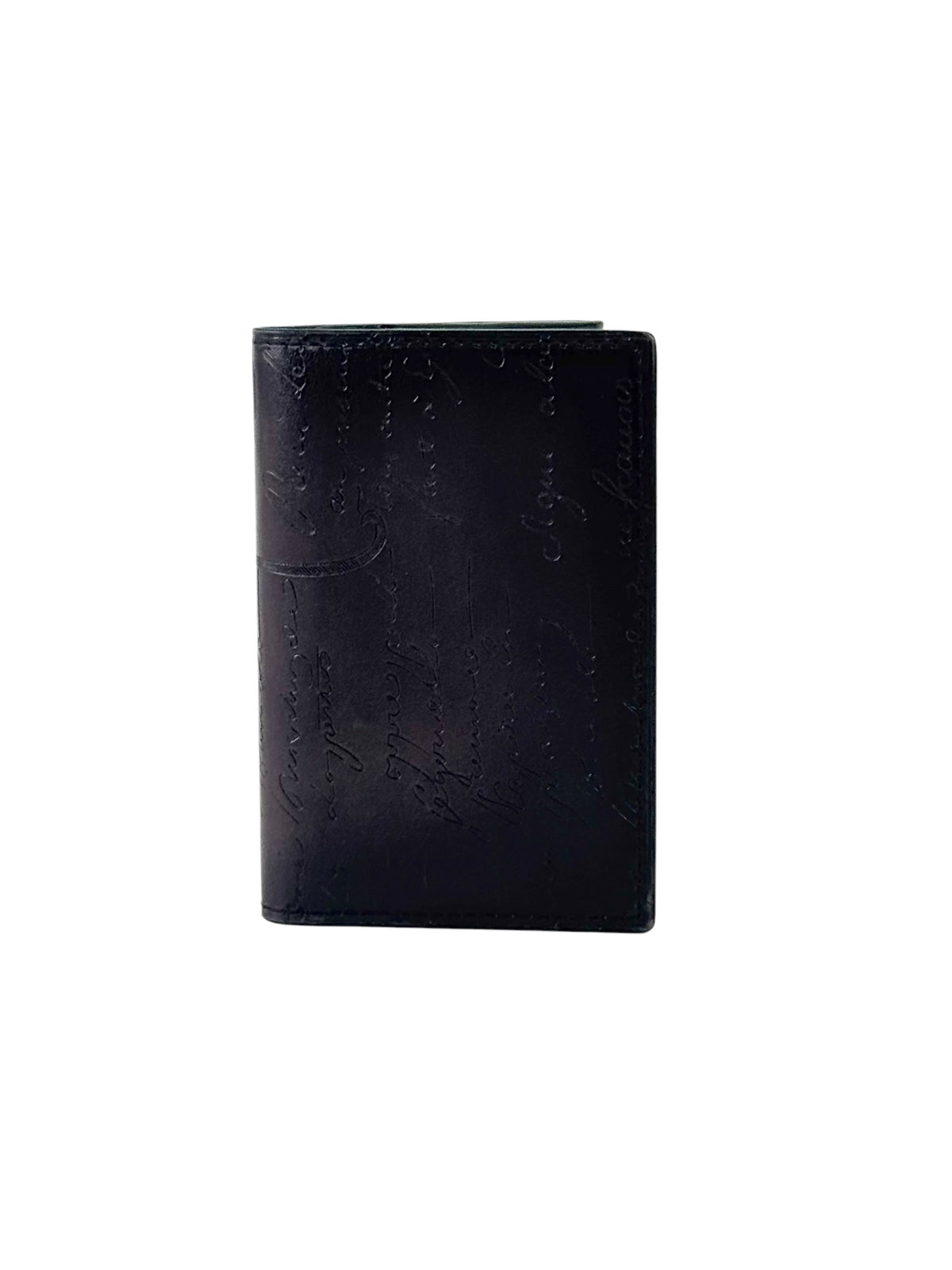 Berluti Imbuia Scritto Black Cardholder
