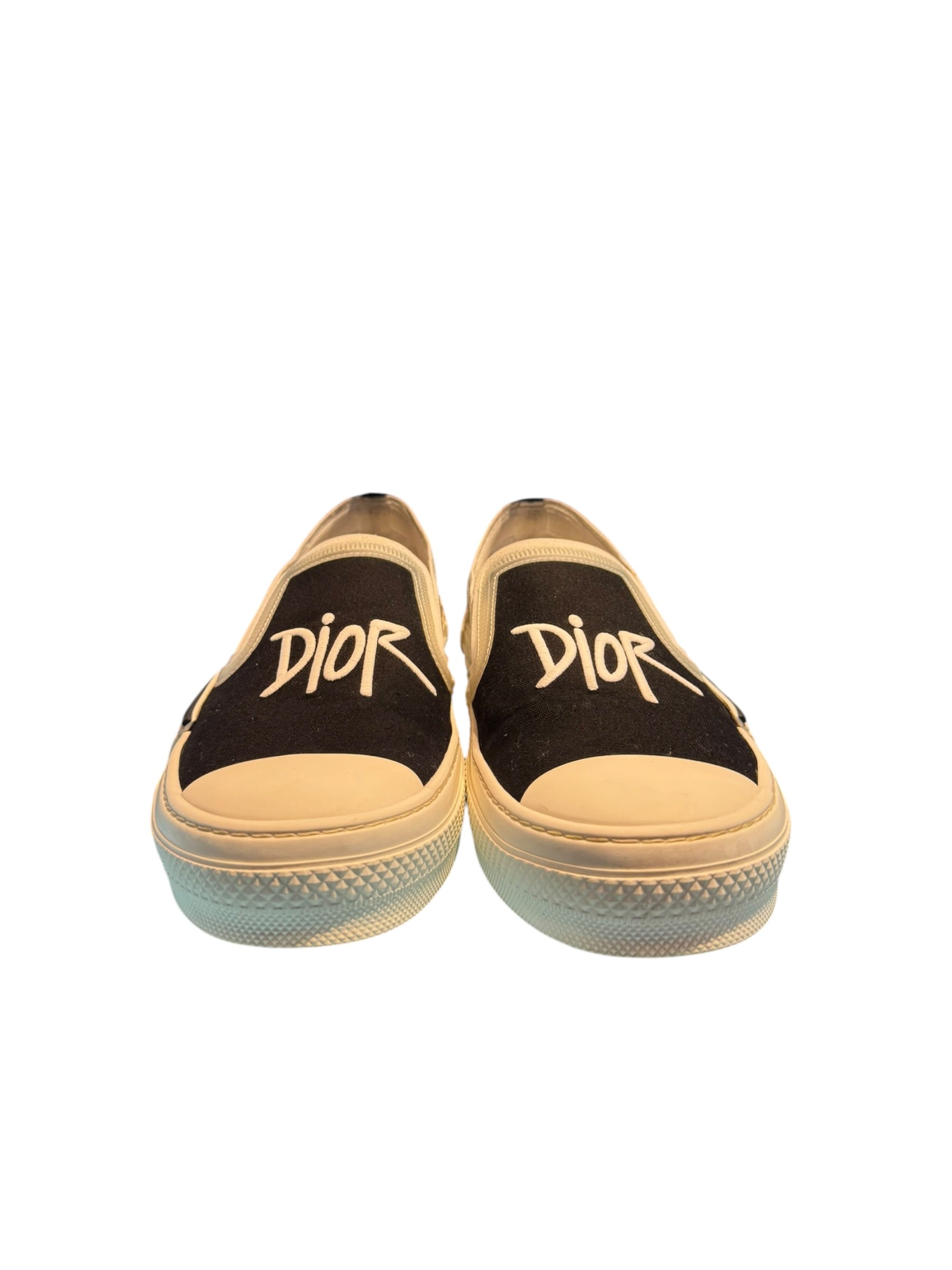 Christian Dior x Stüssy Black Slip On
