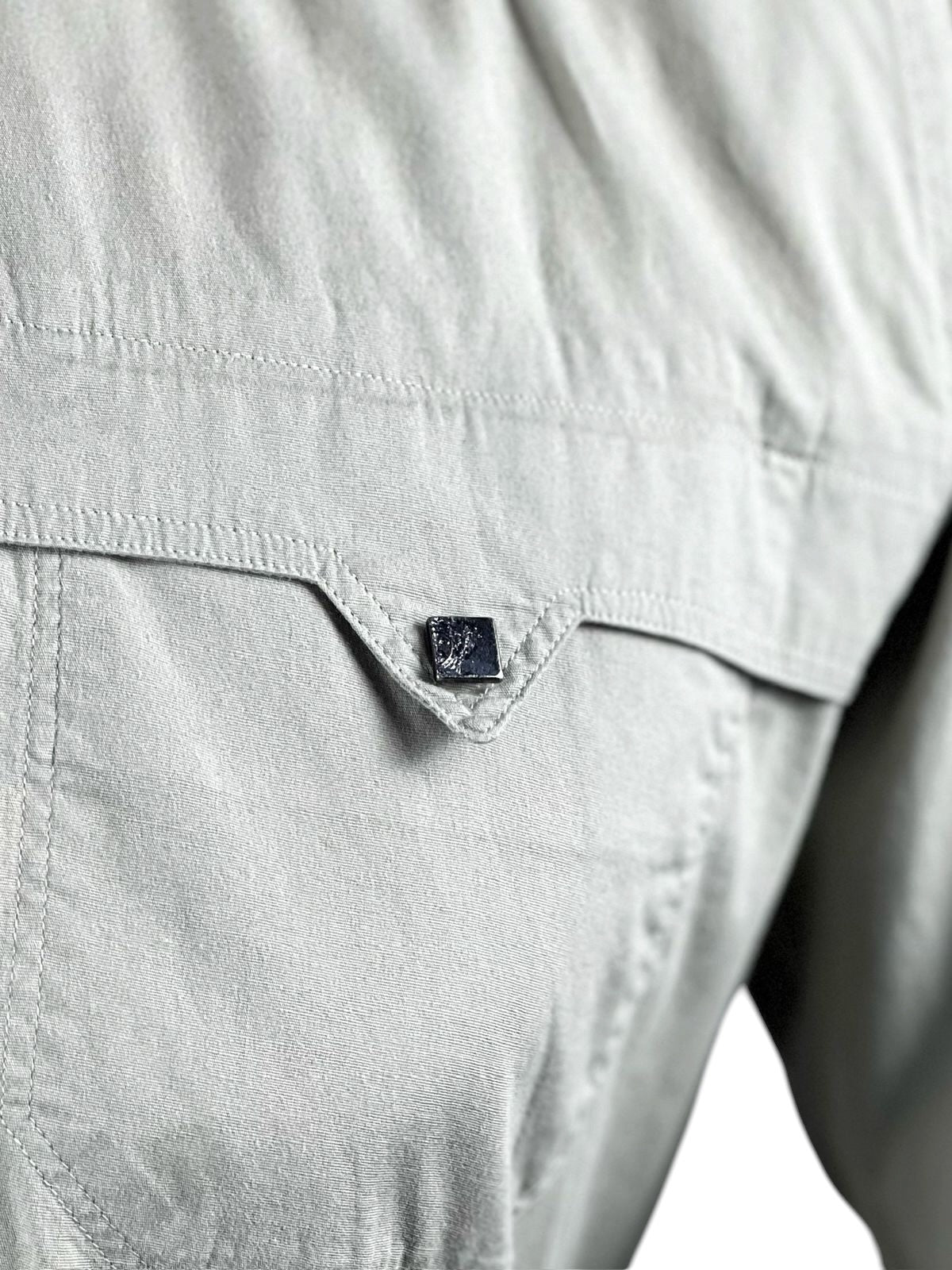 Versace Half Medussa Olive Short Shirt