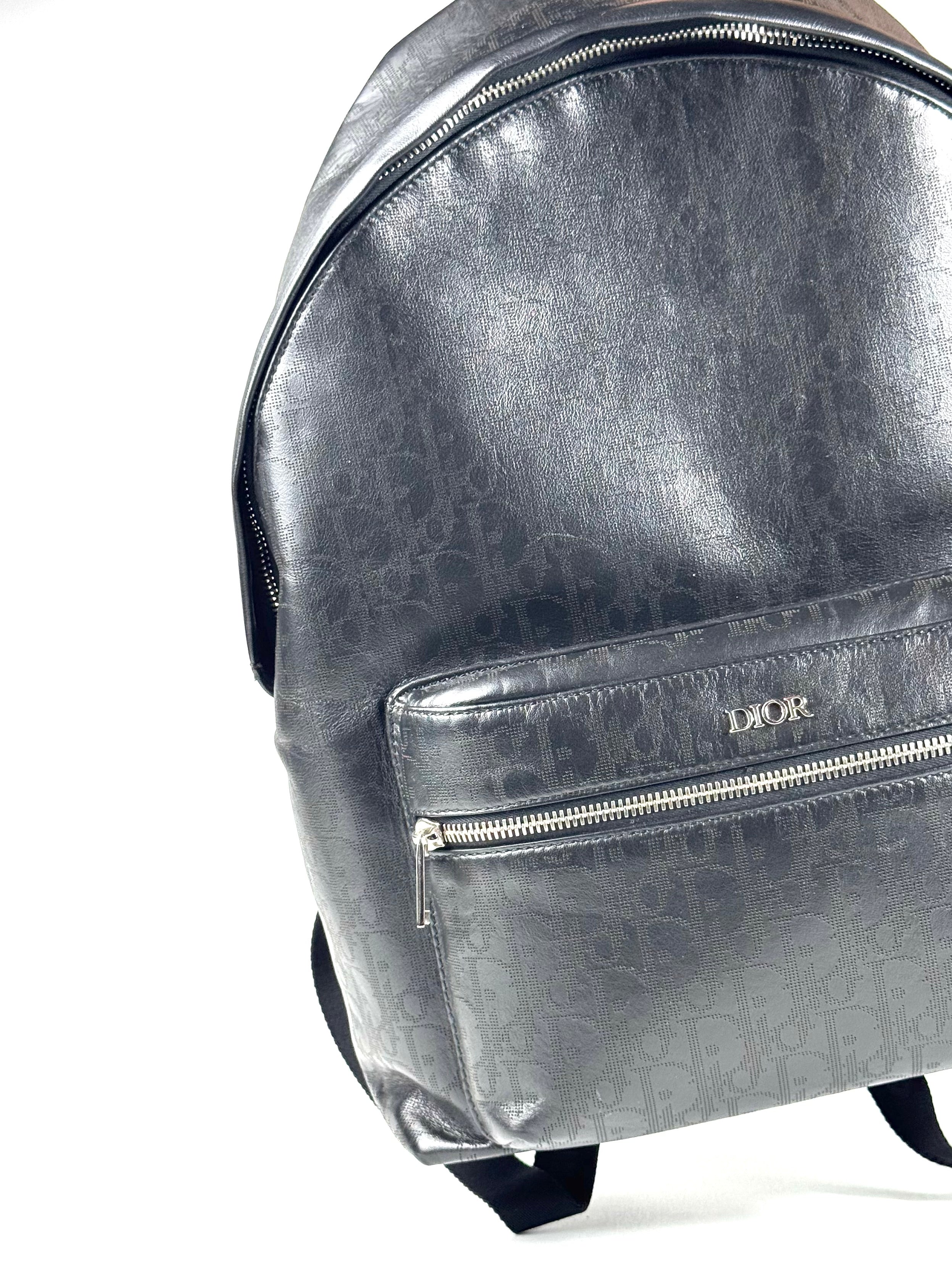 Christian Dior Galaxy Oblique Leather Backpack