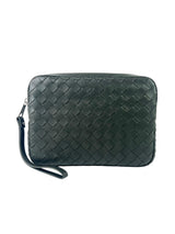 Bottega Veneta Intrecciato Khaki Clutch 1