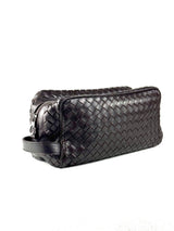 Bottega Veneta Intrecciato Brown Toiletry Pouch 2