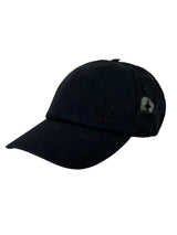 Louis Vuitton Monogram Mesh Black Baseball Cap 1