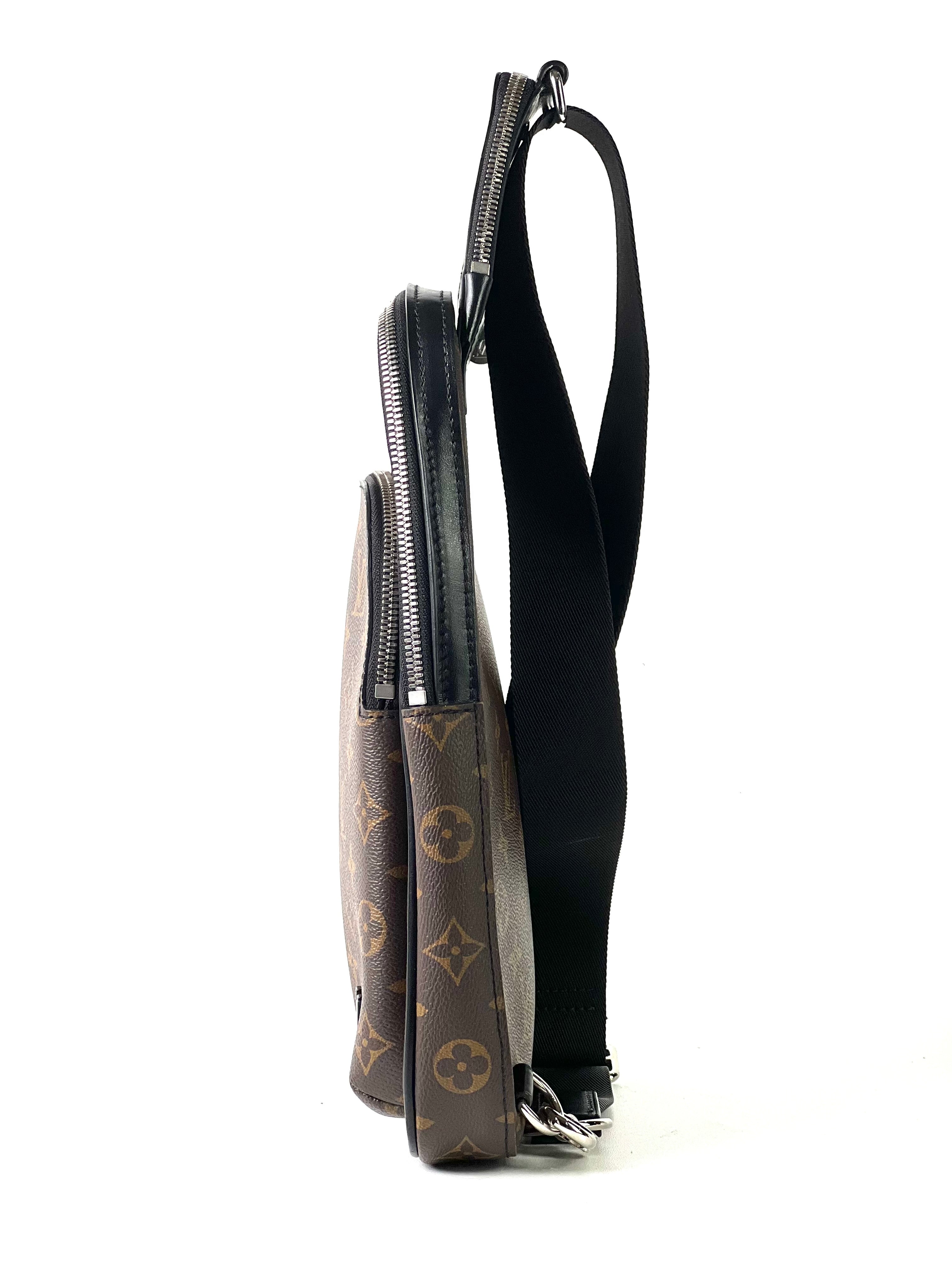Louis Vuitton Avenue Monogram Macassar GM Sling Bag