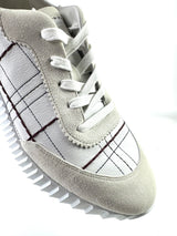 Hermès Bouncing Stitch White Leather Sneakers 6