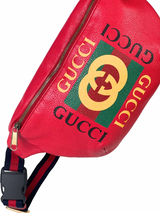 Gucci GG Logo Red Large Waistbag 5