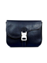 Christian Dior Saddle Grain Leather Clutch 1
