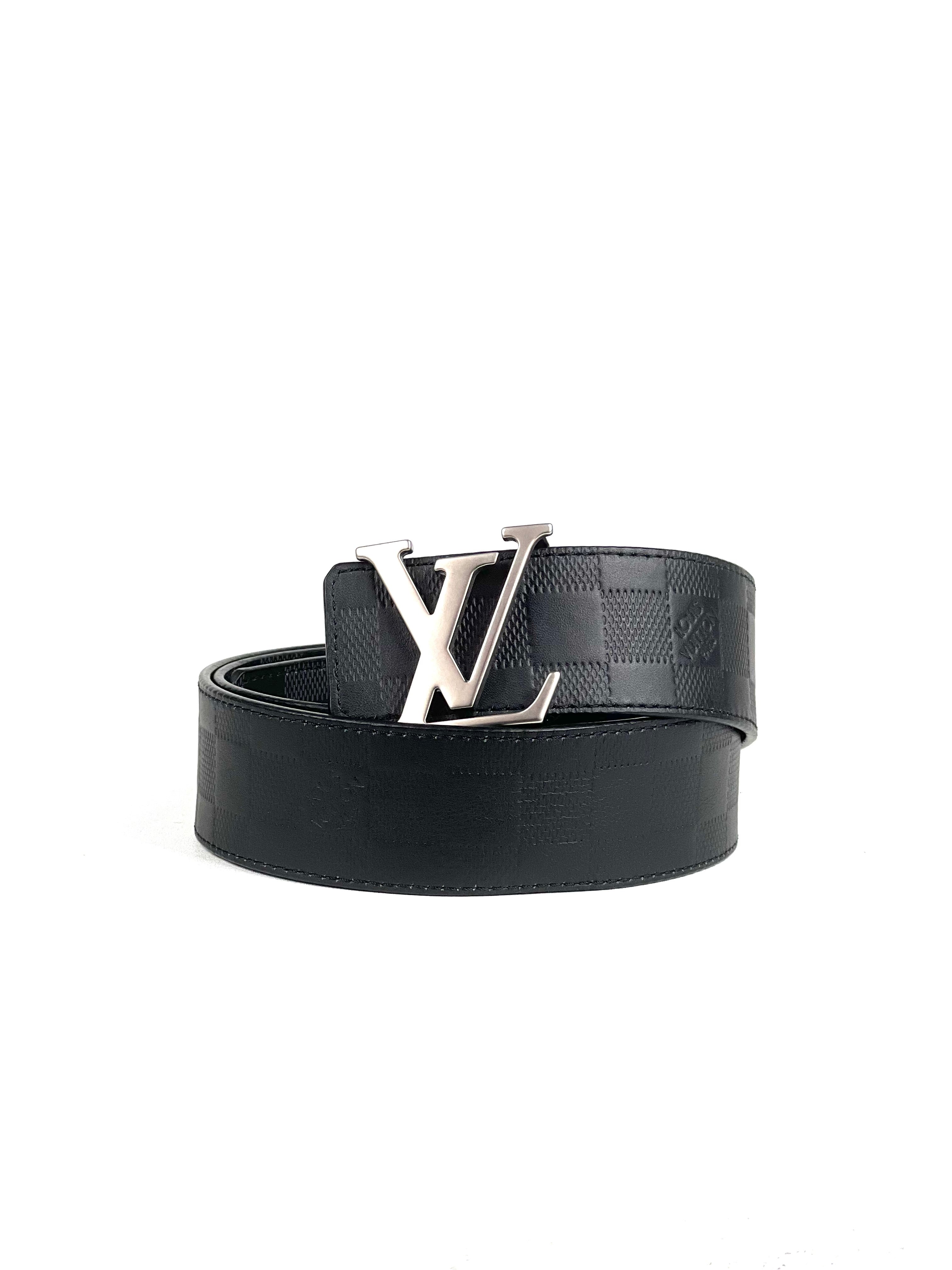 Louis Vuitton Initial 40MM Logo Damier Infini Reversible Belt