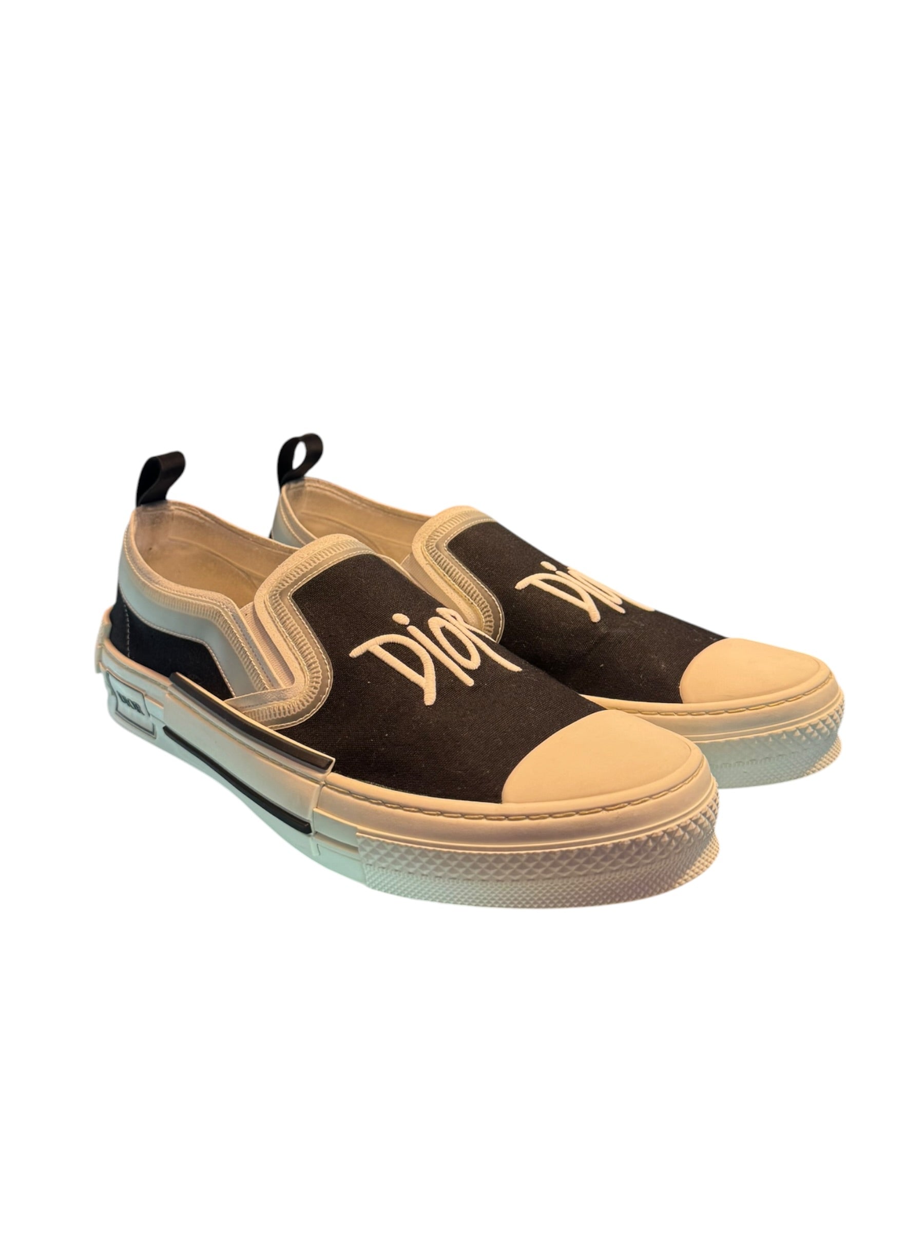 Christian Dior x Stüssy Black Slip On