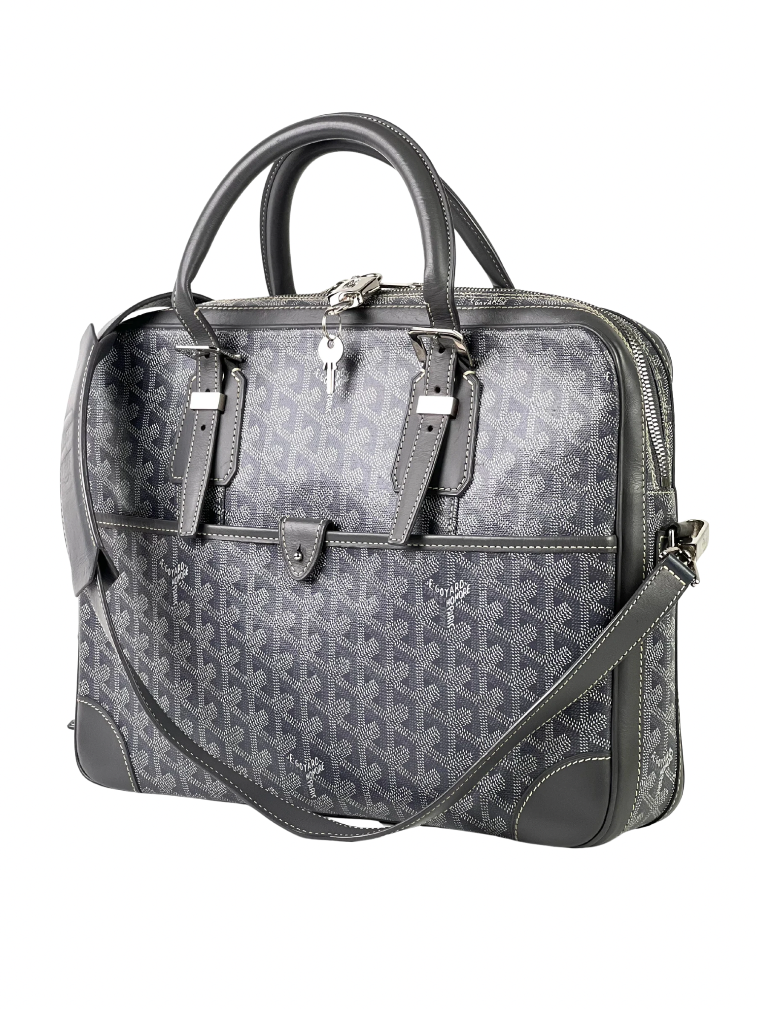 Goyard Ambassade Grey MM Document Case