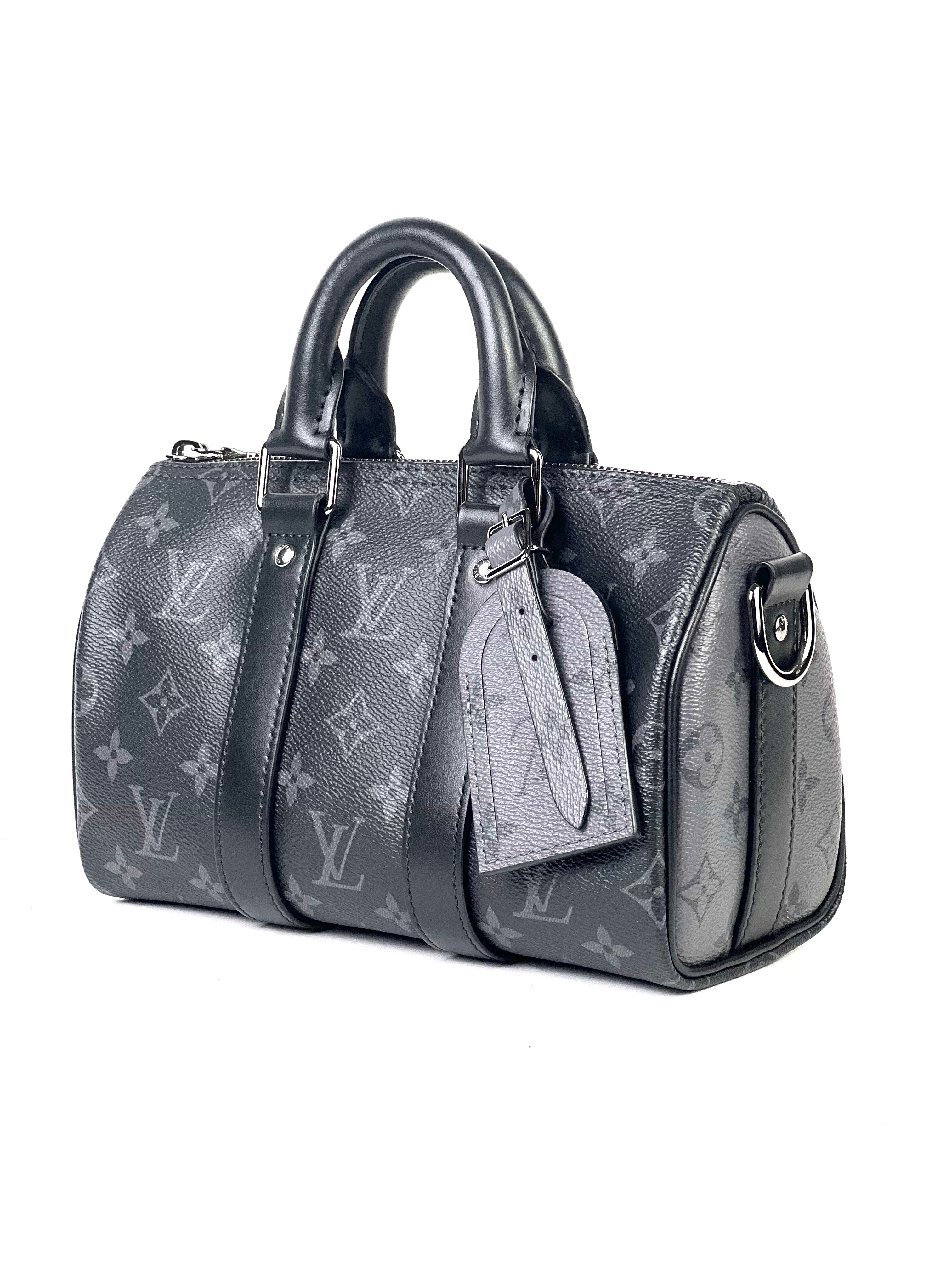 Louis Vuitton Eclipse Monogram Keepall Bandoulière 25