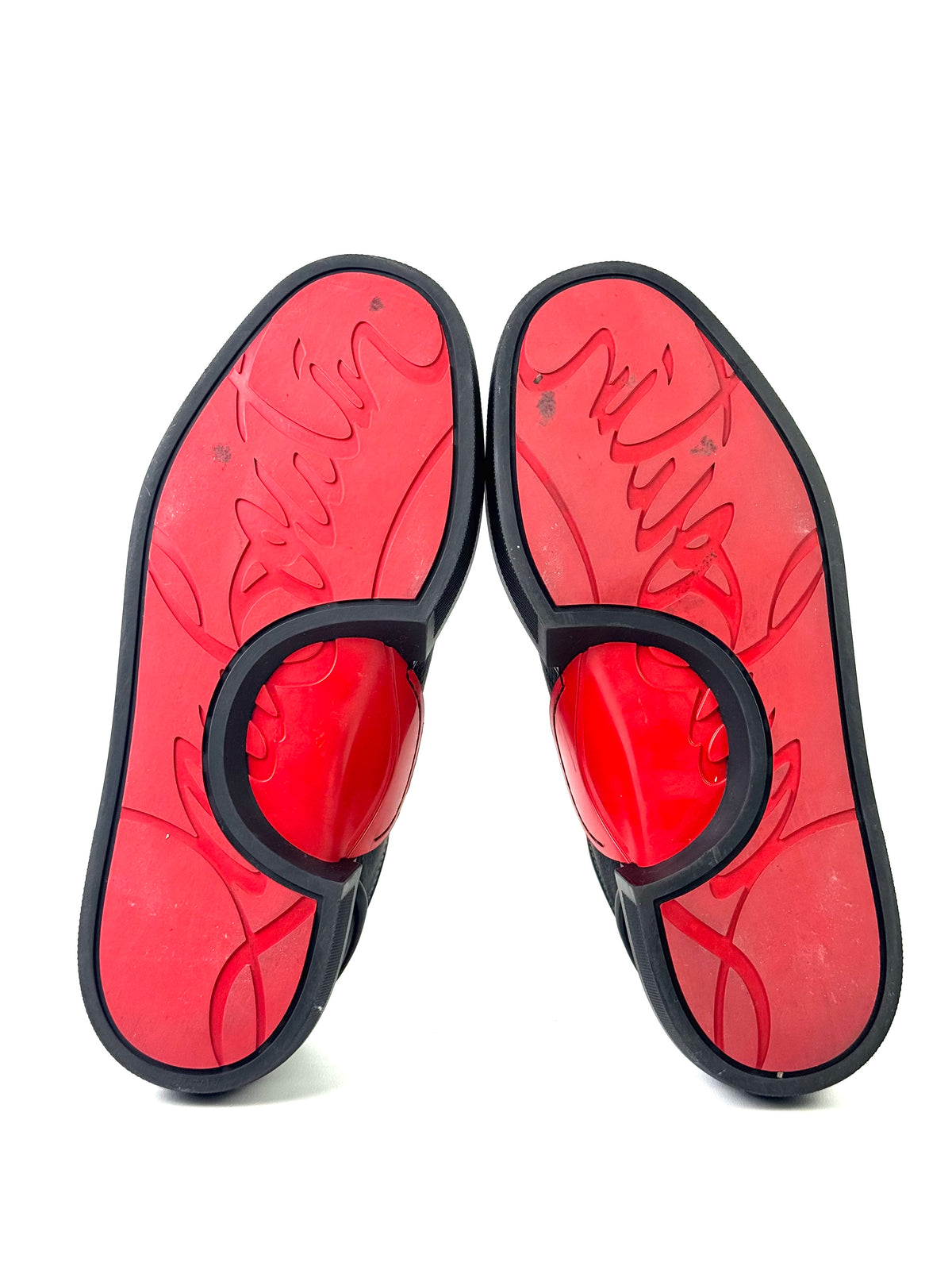 Christian Louboutin Adalone Black Low Sneakers