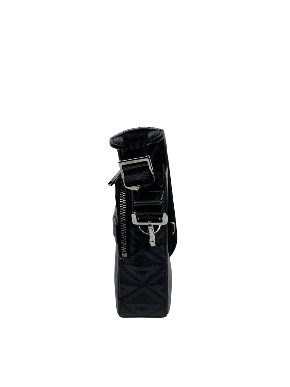 Christian Dior Diamond Black Safari Messenger Bag