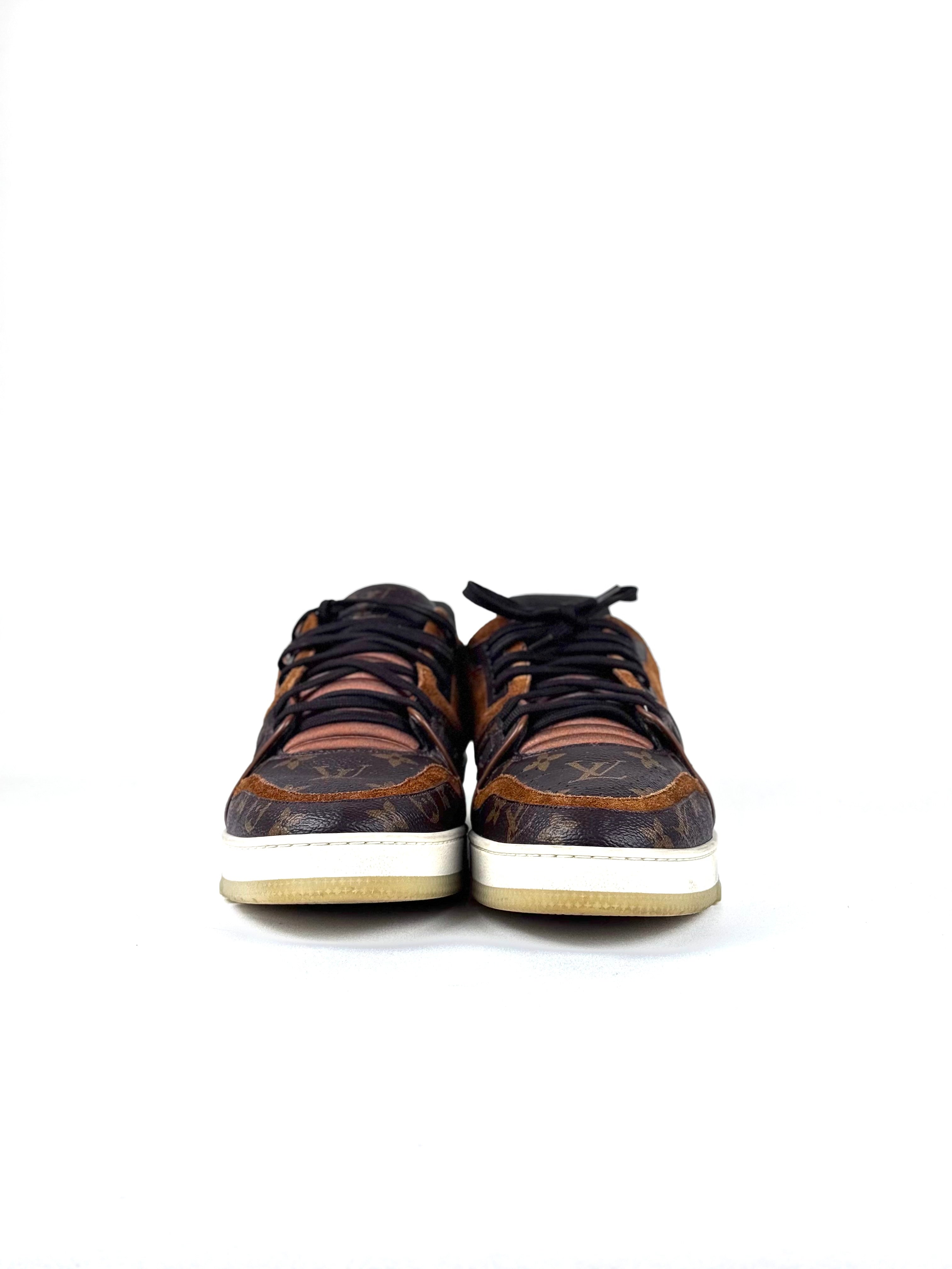 Louis Vuitton Maccasar Monogram Trainer Sneakers