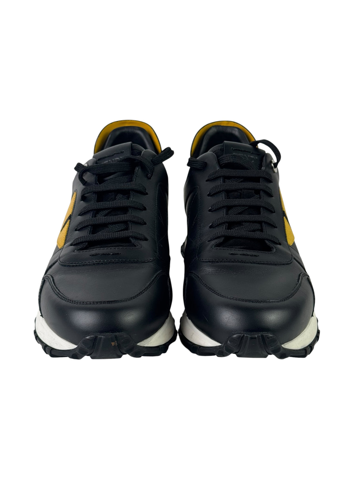 Fendi Monster Eye Leather Studs Sneakers