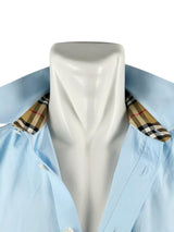 Burberry B Pocket Check Blue Shirt 5