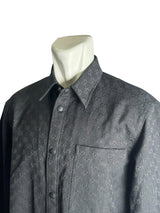 Gucci GG Supreme Black Denim Long Shirt 3