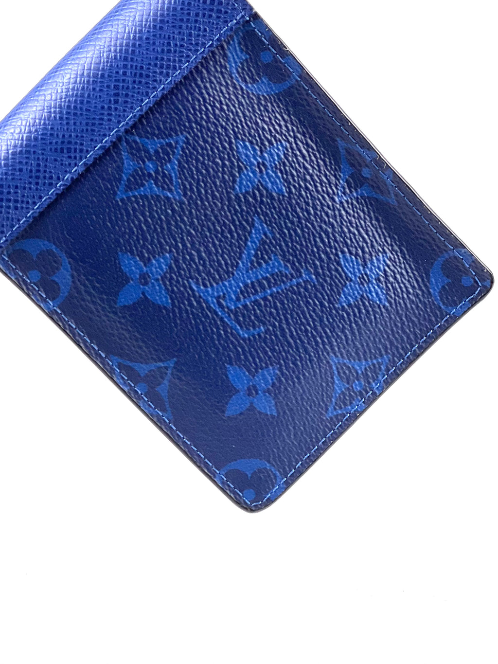 Louis Vuitton Taigarama Monogram Blue Multiple Wallet