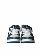 Louis Vuitton Trainer Monogram Denim Blue Sneakers 2