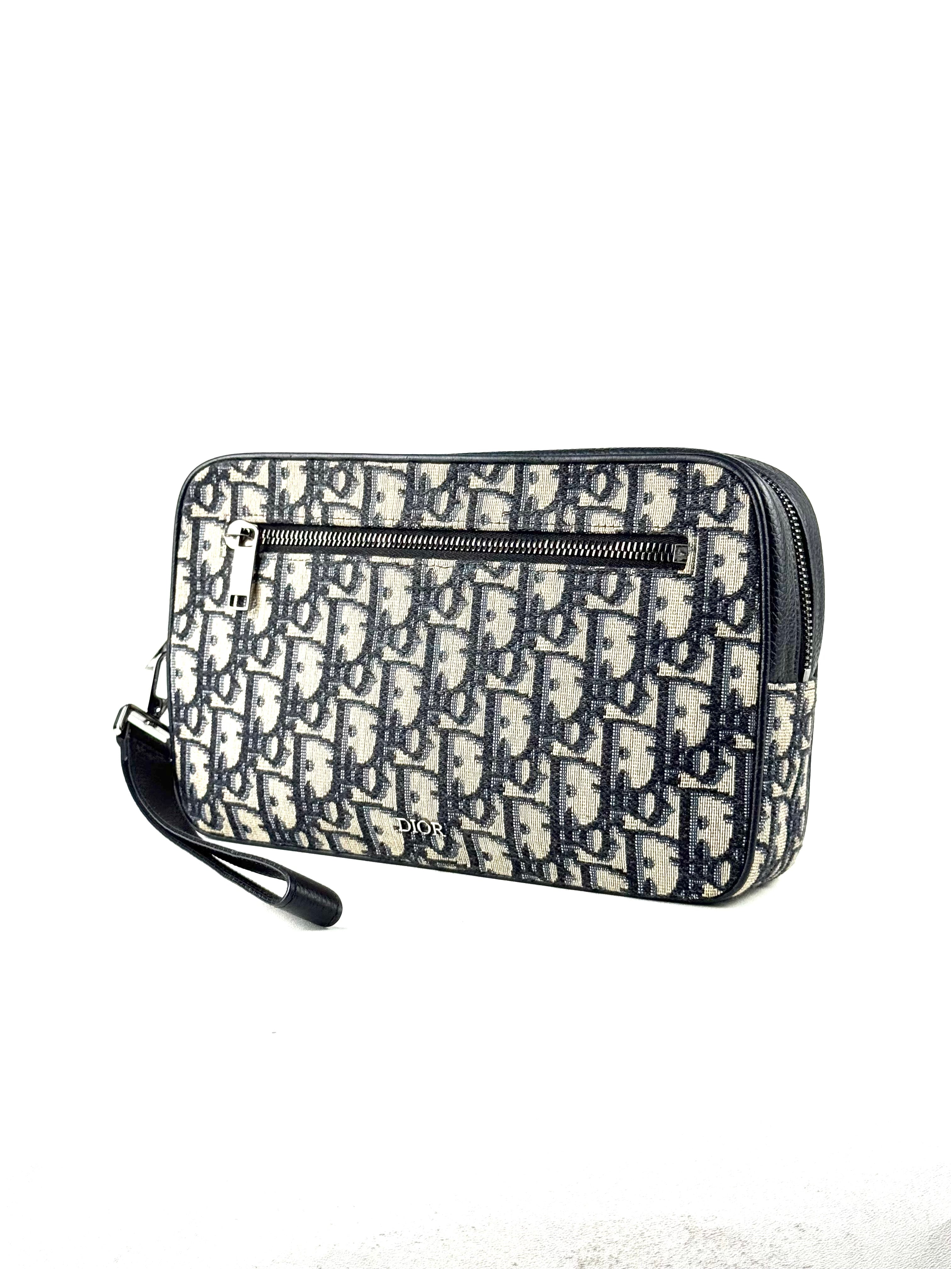 Christian Dior Oblique Jacquard Toiletry Pouch