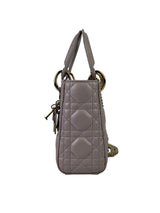 Christian Dior Lady Dior Mini Soft Pink GHW Bag 4