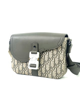 Christian Dior Oblique Jacquard Army Green Small Messenger Bag 3