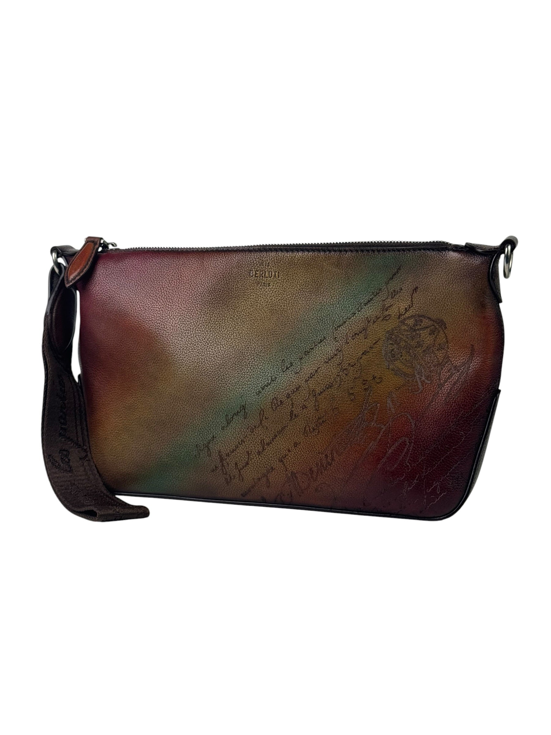 Berluti Scritto Toujours Soft Zipped Pouch