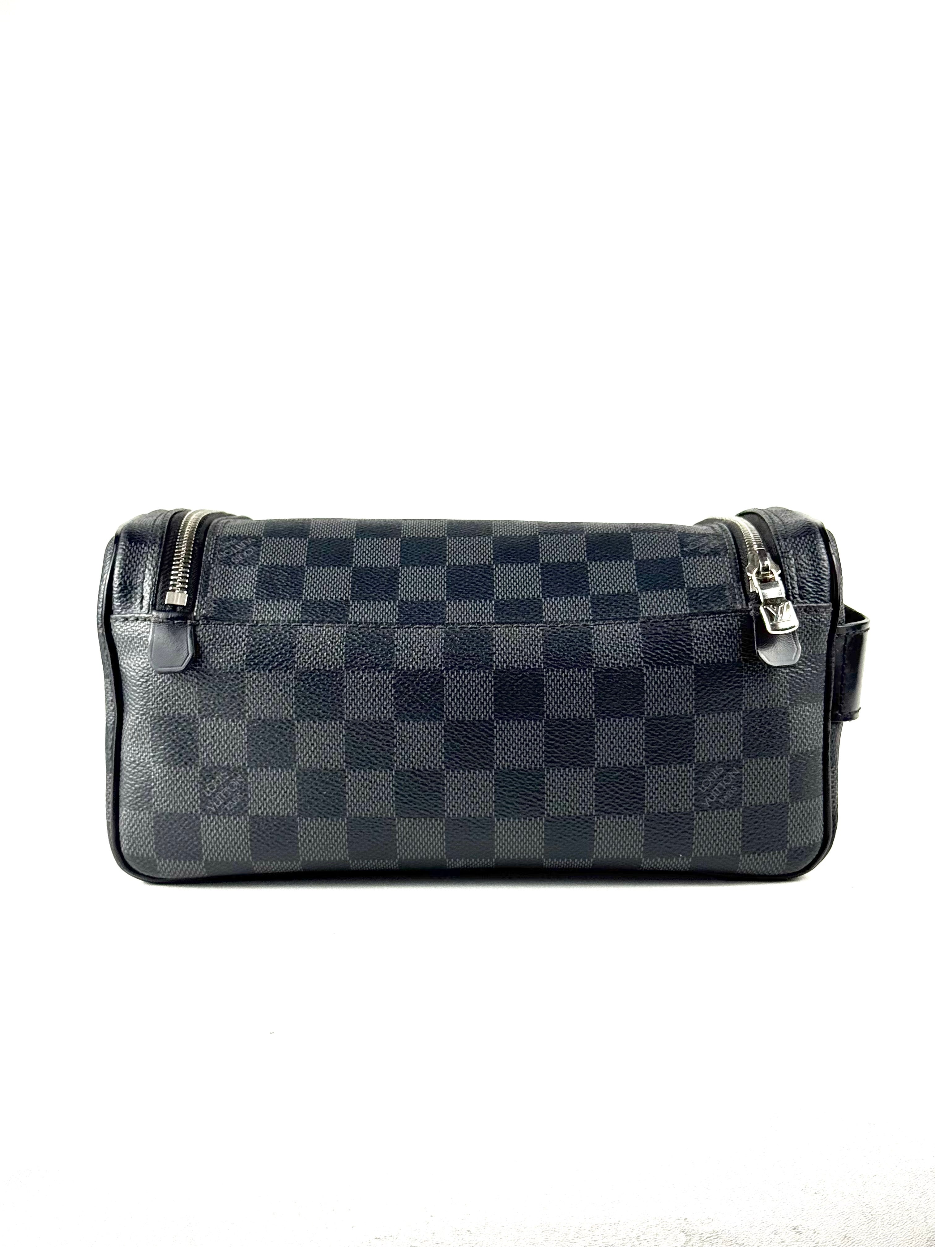 Louis Vuitton Damier Graphite Dopp Kit Toiletry Pouch