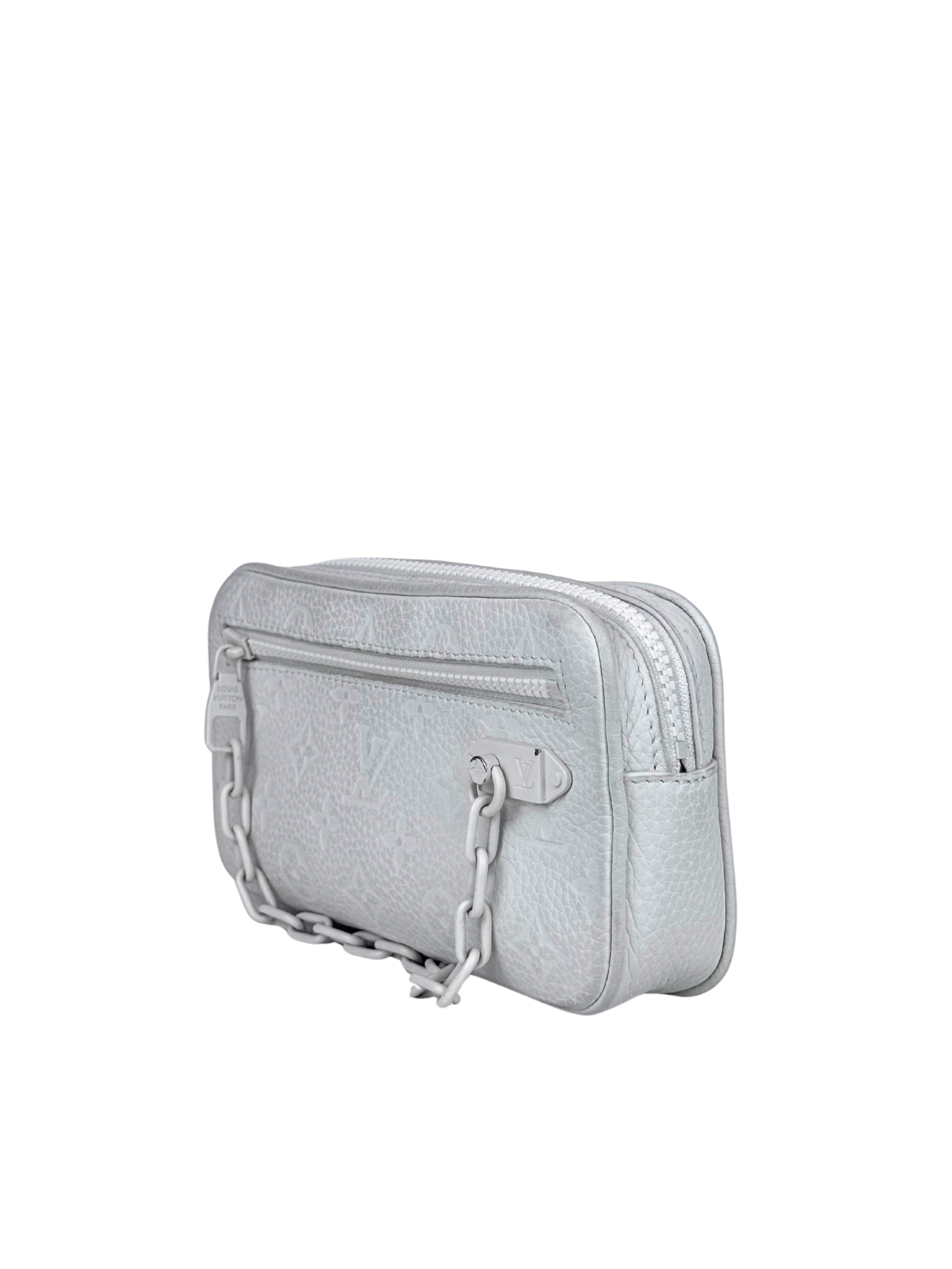 Louis Vuitton Monogram Taurillon White Volga Pochette