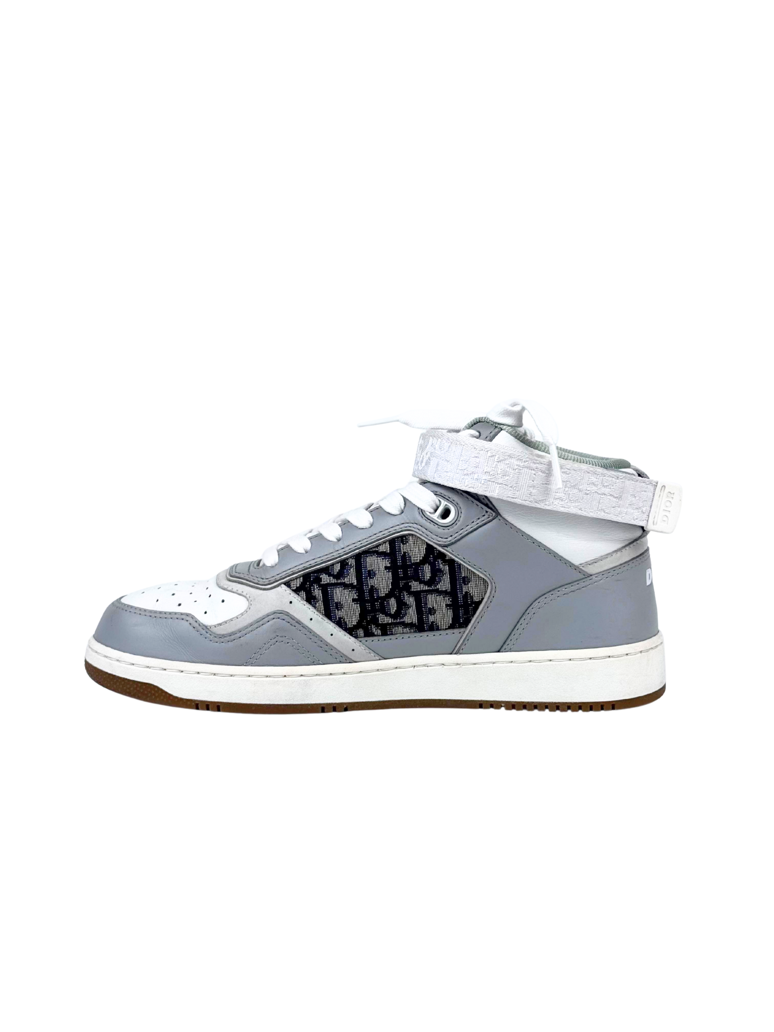 Christian Dior B27 Oblique Jacquard Mid Top Sneakers